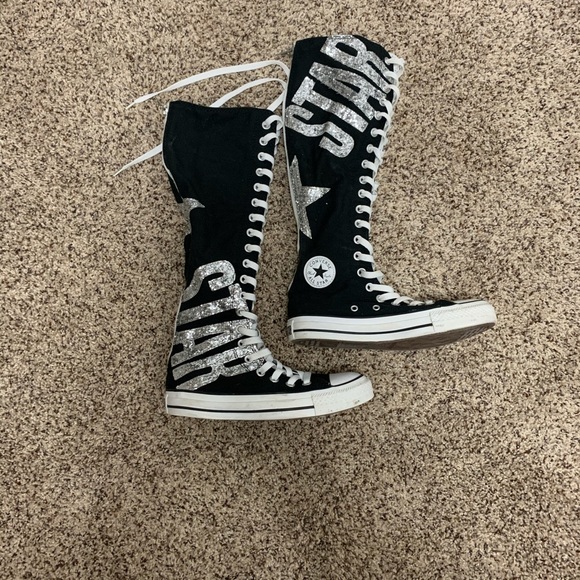 converse high top boots